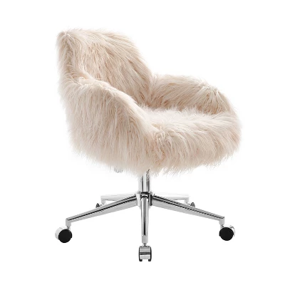 Fiona Chrome Base Office Chair - Linon - Image 9