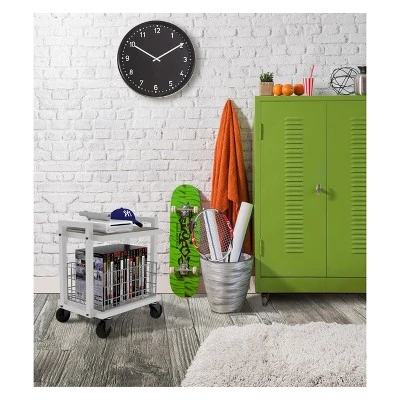 Cart System With Wheels 2 Tier White - Atlantic - Image 4