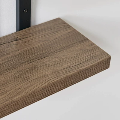 36" X 11" 4 Tier Ladder Bracket Floating Wall Shelf Unit - Danya B. - Image 11