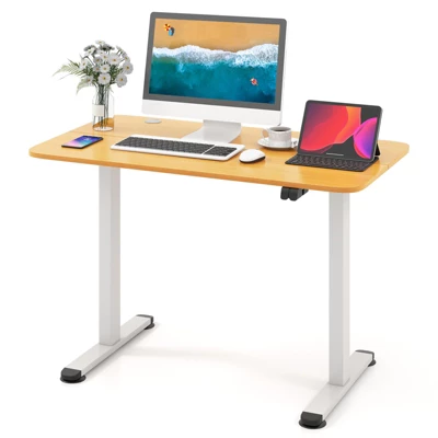 Costway Electric Standing Desk Height Adjustable Sit To Stand Computer Workstation Home Office - Image 11