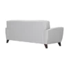 Jedd Genuine Leather Sofa Dove Gray - Armen Living