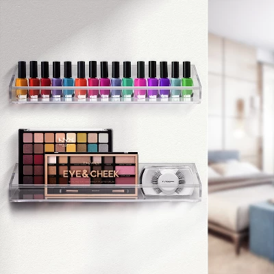 Sorbus Wall Mounted Acrylic Floating Display Shelves