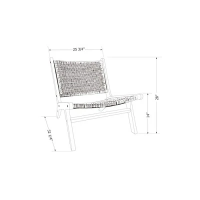 Balka Rattan Lounge Chair - South Shore - Image 9
