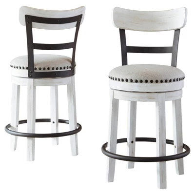 Valebeck Upholstered Swivel Counter Height Barstool - Signature Design By Ashley - Image 7