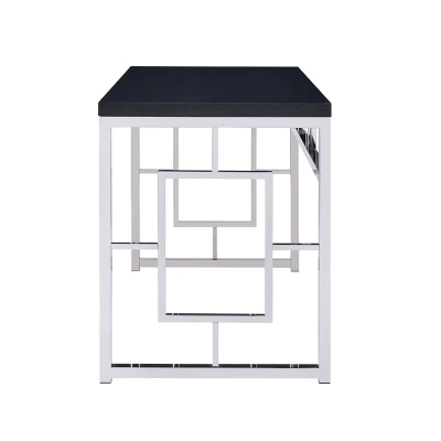 Contemporary Adina Desk Cappuccino - Steve Silver