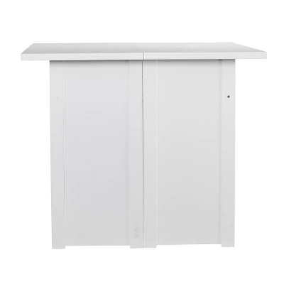 Klint Convertible Console To Extendable Dining Table White - Aiden Lane - Image 8