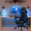 Costway Office Computer Desk Chair Gaming Chair Adjustable Swivel W/Footrest