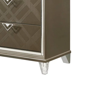 31" Skylar Nightstand Dark Champagne - Acme Furniture - Image 2