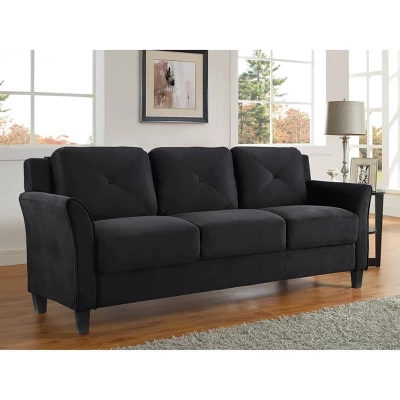 Harper Tufted Microfiber Sofa - Lifestyle Solutions - Image 2