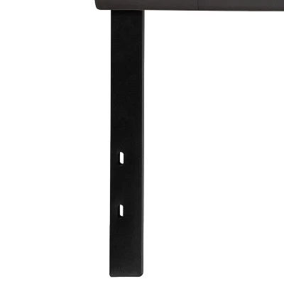 Flash Furniture Lennox Tufted Upholstered King Size Headboard In Gray Vinyl - Image 5