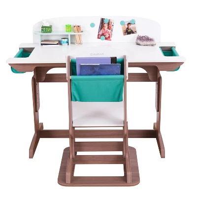 KidKraft Grow Together Pocket Adjustable Desk With Hutch And Chair - Image 8