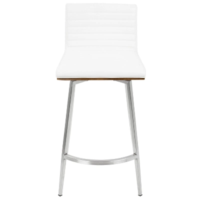 Set Of 2 Mason Contemporary Swivel Counter Height Barstools - Lumisource - Image 5