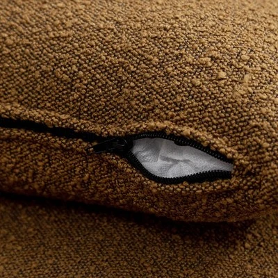 Boucle Upholstered Swivel Barrel Chair - Kinwell - Image 4