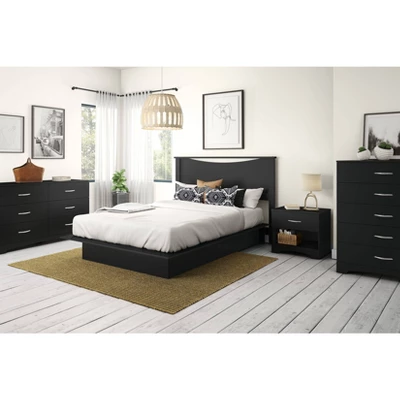 Queen Step One Bed And Headboard Set - South Shore