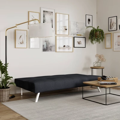 Sorenson Convertible Futon Sofa Bed Charcoal - Serta - Image 13