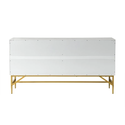 Uirich 65'' Wide Modern Sideboard Storage Cabinet With Adjustable Shelves| KARAT HOME - Image 3