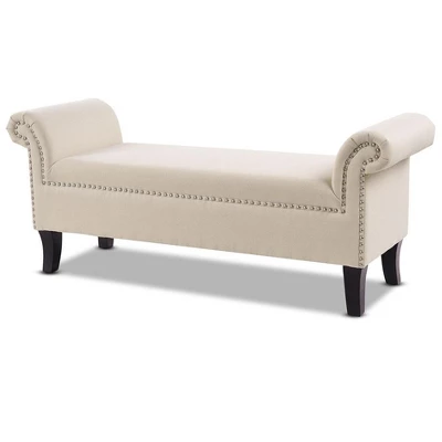 Jennifer Taylor Home Kathy Roll Arm Entryway Accent Bench - Image 12
