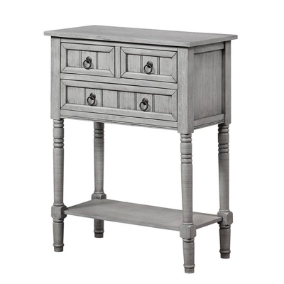 Kendra 3 Drawer Hall Table With Shelf - Breighton Home - Image 11