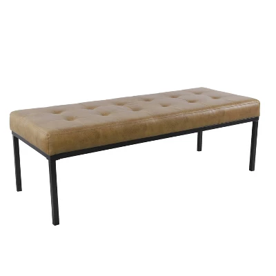 Tufted Metal Bench - HomePop - Image 9
