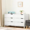 Kanagane 6 Drawer Double Dresser Pure White - South Shore