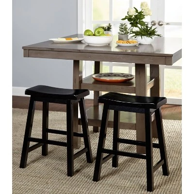 Set Of 2 24" Belfast Saddle Stools - Buylateral - Image 3