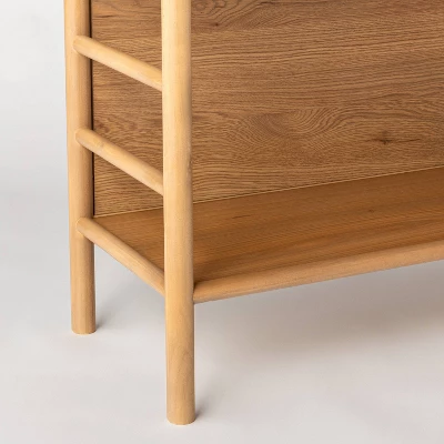 72" Holladay Curved Wooden Bookcase - Threshold™ Designed With Studio McGee - Image 3