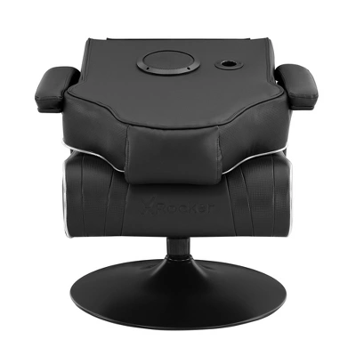 CXR3 Neo Fiber LED Audio Pedestal Gaming Chair With Subwoofer Black - X Rocker - Image 5