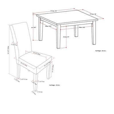 9pc Normandy Dining Set Light Beige - WyndenHall - Image 8