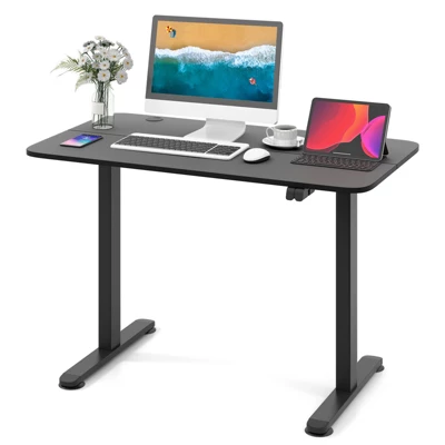 Costway Electric Standing Desk Height Adjustable Sit To Stand Computer Workstation Home Office - Image 9