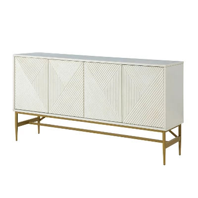 Uirich 65'' Wide Modern Sideboard Storage Cabinet With Adjustable Shelves| KARAT HOME - Image 10