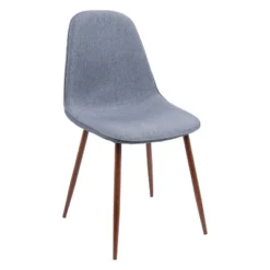 Set Of 2 Pebble Mid-Century Modern Dining Accent Chairs - LumiSource