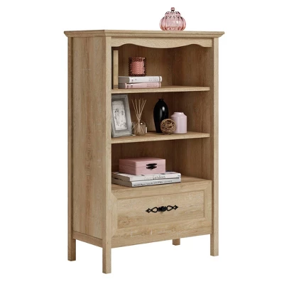 51.41" 2 Open Shelves Adaline Café Vertical Bookcase With Storage Orchard Oak - Sauder - Image 2