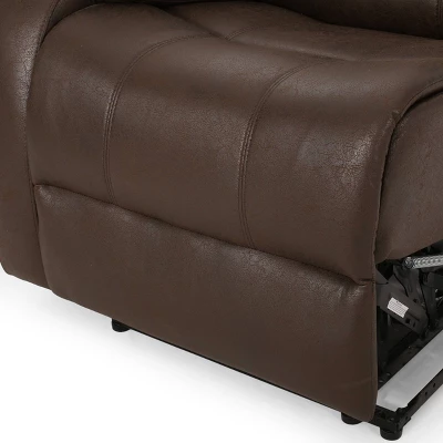 Meridan Contemporary Upholstered Theater Seating Reclining Sofa - Christopher Knight Home - Image 12