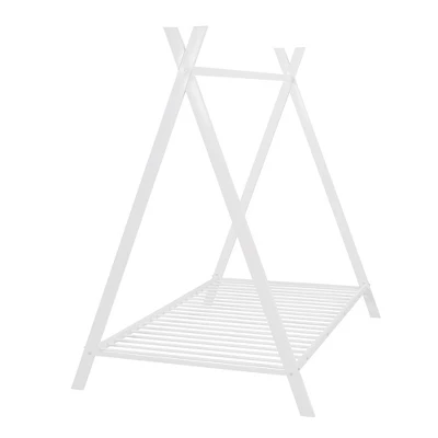 Metal Floor Play House Bed With Slat Tent Bed Frame-ModernLuxe - Image 4