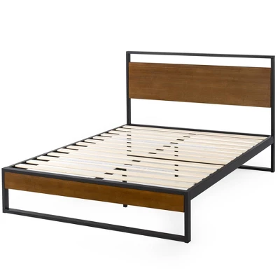 Suzanne Bamboo And Metal Platform Bed Frame With Headboard - Zinus - Image 6