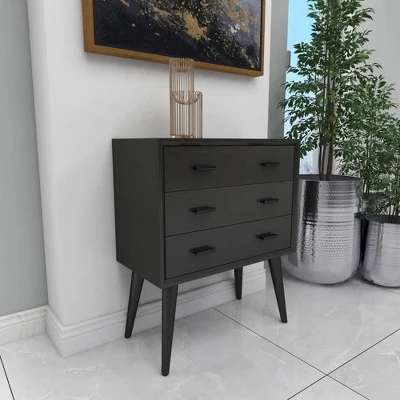 Modern Wooden Chest Black - Olivia & May - Image 2