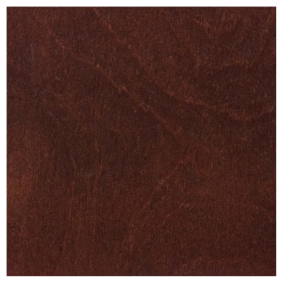 3pc Pub Dining Set With Tapered Leg And Upholstered Saddle Stools Vintage Mahogany Finish - Crosley - Image 3