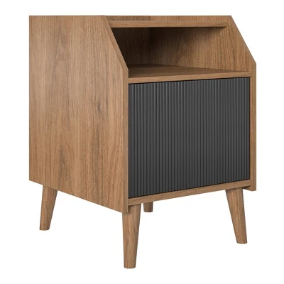 Magnolia End Table Walnut/Black - Novogratz - Image 6