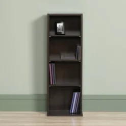 Beginnings Multimedia 4 Shelf Storage Tower Cinnamon Cherry - Sauder