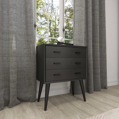 Modern Wooden Chest Black - Olivia & May - Image 4