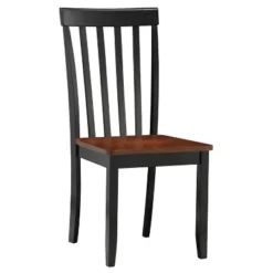 5pc Bloomington Dining Set Black And Cherry - Boraam