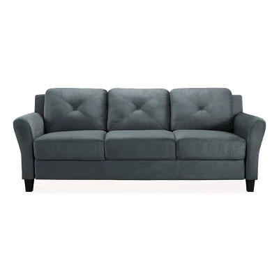 Harper Tufted Microfiber Sofa - Lifestyle Solutions - Image 7