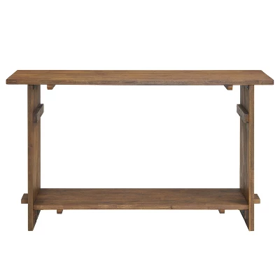52" Bethel Acacia Wood Console Natural - Alaterre Furniture - Image 2