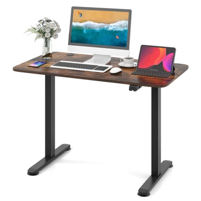 Costway Electric Standing Desk Height Adjustable Sit To Stand Computer Workstation Home Office - Image 10