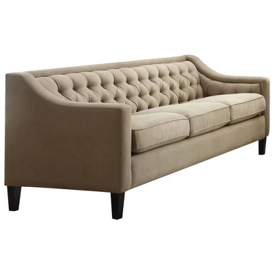 90" Suzanne Sofa Beige Fabric - Acme Furniture - Image 2
