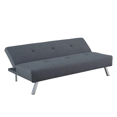 Sorenson Convertible Futon Sofa Bed Charcoal - Serta - Image 3