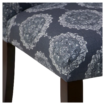 Hendrix Dining Chair In Damask - Skyline Furniture - Image 4