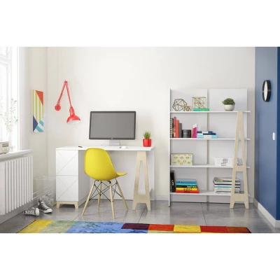 60" Atypik 4 Shelf Bookcase - Nexera - Image 2