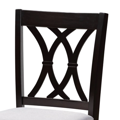 Reneau Espresso Wood Pub Set - Baxton Studio - Image 4