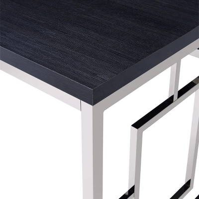 Contemporary Adina Desk Cappuccino - Steve Silver - Image 2